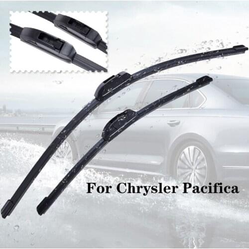 Wiper blades For Chrysler Pacifica from 2004 2005 2006 2007 2008 2009 2010 2011 2012 2013 2014 2015 to 2018 Clean car windshield