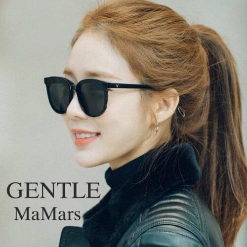 Round Men Women Sunglasses Korea Brand Gentle Mamars Polarized UV400 Lens Sunglasses Women Men With Brand Case