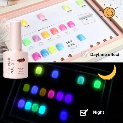 Luminous Nail Polish Remove Easily Lasting Manicure Accessories Nail Salon Translucent Regular Nail Polish Gel