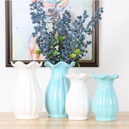Creative modern ceramic vase, home office restaurant bar desktop decorations, wedding gifts