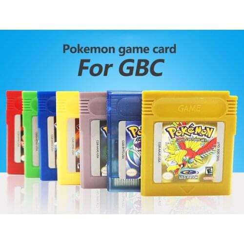 Nostalgia Video Pokemon-Game Cartridge Console Gmae Cards For Nintendo GBC GBA Gameboy Game boy Color Advance