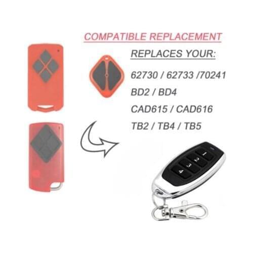For B&D PTX-5 Tritran Garage Door BND TB5 BD4 BD2 replacement remote control free shipping