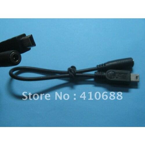 50 pcs High Quality DC Power Jack Female 3.5x1.35mm to USB Mini 5Pin Male Cable 20cm 0.2m