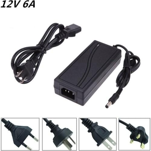 DC12V 10A 120W 6A 72W 3A 36W LED Power Supply Adapter Lighting LED Power Light Transformer LED strip EU US UK AU Plug CCTV
