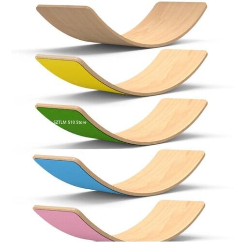 B121 Balance Workout Twist Board Fitness Training Plate Exercise Equipment Seesaw Kids Game Wobble Board