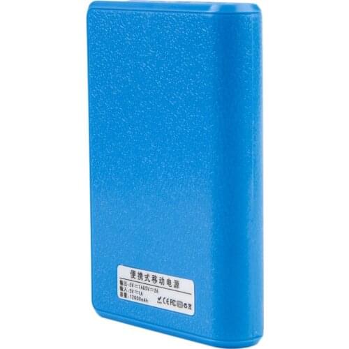 Dual USB Power Bank 4x 18650 External Backup Battery Charger Box Case For Phone