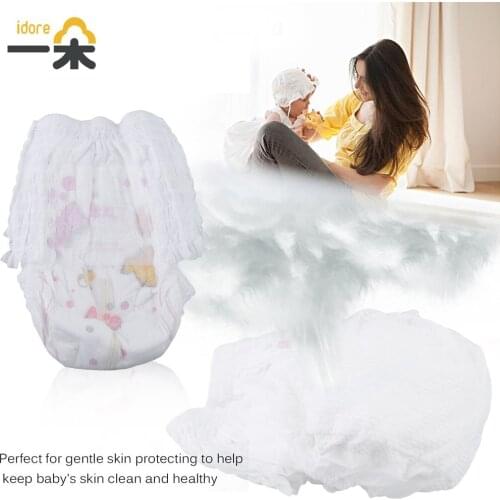 Idore Baby Diapers M 66pcs Disposable Nappies Couches Quick Absorb Platinum Ultra-Thin Breathable Leakproof Comfortable Nappy