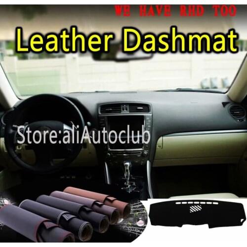 For Lexus IS200D IS220 IS250 IS300 IS350 2006-2012 Leather Dashmat Dashboard Cover Dash Mat SunShade Carpet Custom Car Styling