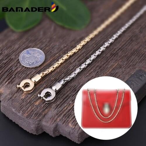 BAMADER Metal Snake Head Bag Chain Original Product Diagonal Replacement Chain Strap DIY Craftsmanship Copper Chain of Bag New