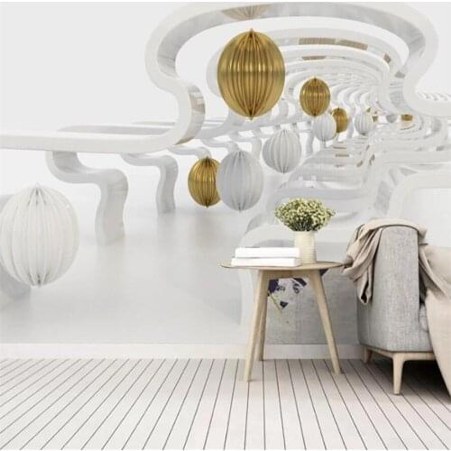 Custom 3D wallpaper mural fashion modern 3D cloud-shaped three-dimensional scene background wall decorative painting wallpaper