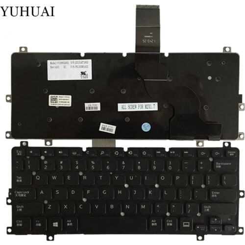 New US Laptop Keyboard for DELL Insprion XPS 10 11 3000 11-3000 2-in-1 Series 3157 BLACK