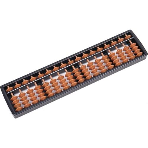 17Digits Plastic Abacus Beads Column Kid School Learning Aids Tool Business Traditional Abacus Educational Math Montessori Toys