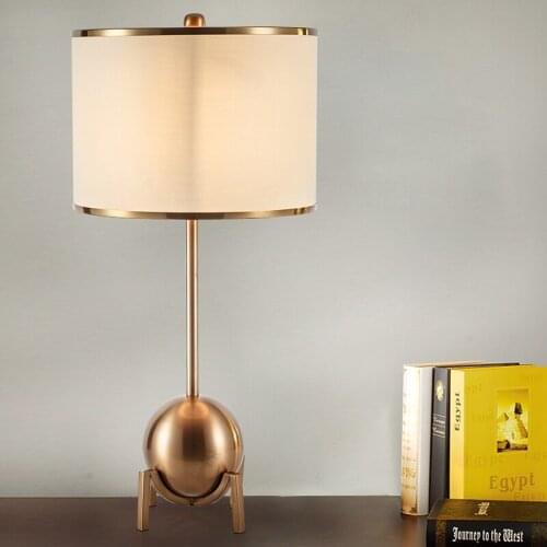 SGROW Modern Minimalist Table Lamp For Living Room Bedroom Bedside Lights Metal Lampe de table Desk Lampara Lighting Fixtures