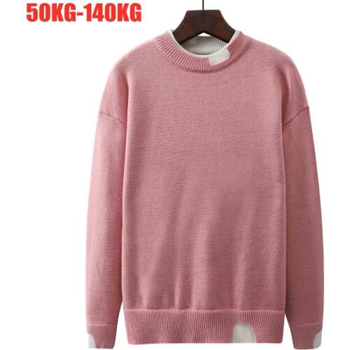 Size 8xl 7xl Big 6xl 5xl Sweater Men Chinese Streetwear Oversized Sweaters Large Sweatshirts Knitted Winter Autumn Pullover Male