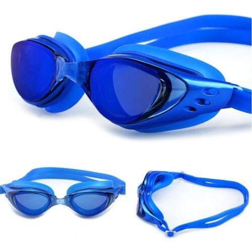 Waterproof Anti-Fog Swim Goggle Diving Glasses Anti-fog PC Lens Swiming Pool arena Silicone Big diving goggles Men Women Eyewear