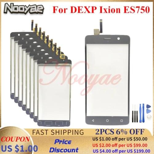 ES750 Sensor Phone Replacement Parts For DEXP Ixion ES750 Touch Screen Digitizer Glass Panel