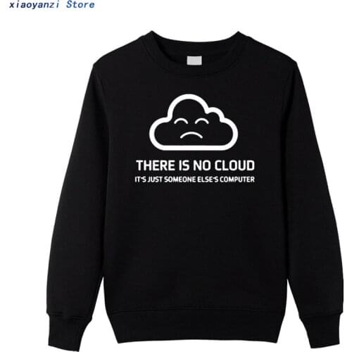 Winter autumn There is No Cloud sweatshirts Men Cotton O-neck hoodies It is just someone elses Computer sports pullovers OT-848