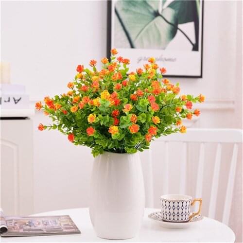 1 Bouquet Artificial Flowers Lotus Rose Autumn Silk Fake Flowers for DIY Living Room Home Garden Wedding Decoration