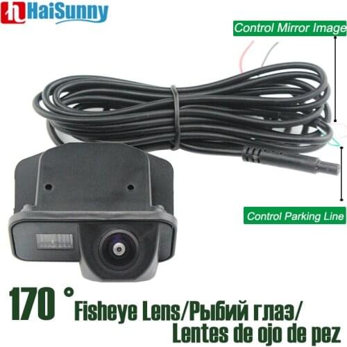 Car Rear view Backup Camera Fisheye Lens 170 Degree Wide Angle HD Night Vision Waterproof For Toyota Vios Auris Avensis T25 T27