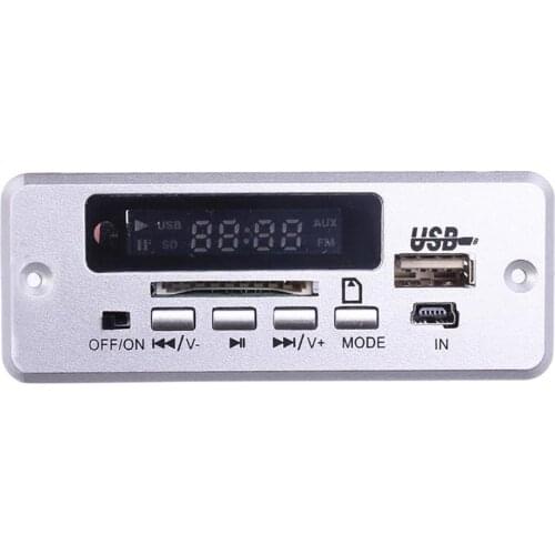 Car Bluetooth Car MP3 Decoder Board U Disk TF Panel Module with Remote Controller Auto Speaker Accessories