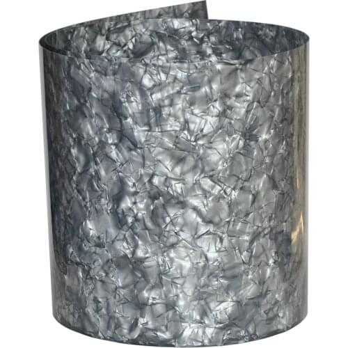 DIY Drum Wrap 0.50mm Diamond Gray Celluloid Sheet Musical Instrument Deco Sheet