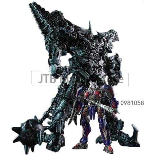 WEIJAING W8600 KO Transformation Action Figure Toy Grimlock Movie Model Alloy 34cm LS05 Deformation Car Robot Figma OP Commander