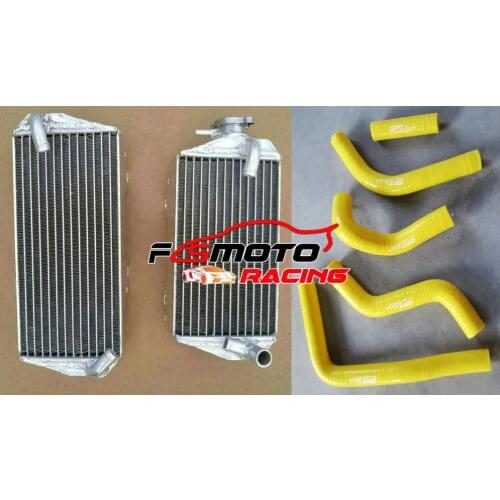 KIT For 2008-2015 Suzuki RMZ450 RMZ 450 RMX450Z RMX 450 Z L0/L1 K8/K9 Aluminum Radiator & Silicone Hose