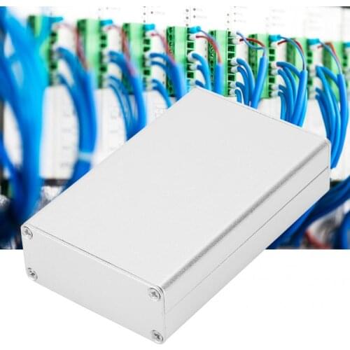 Enclosure Instrument Shell Electronic Cooling Box Silver Aluminum 20*50*80mm