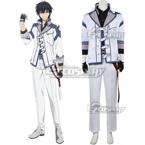 The Misfit of Demon King Academy Maou Gakuin Arnos Voltegourde White Uniform Suit Party Outfit Cosplay Costume E001