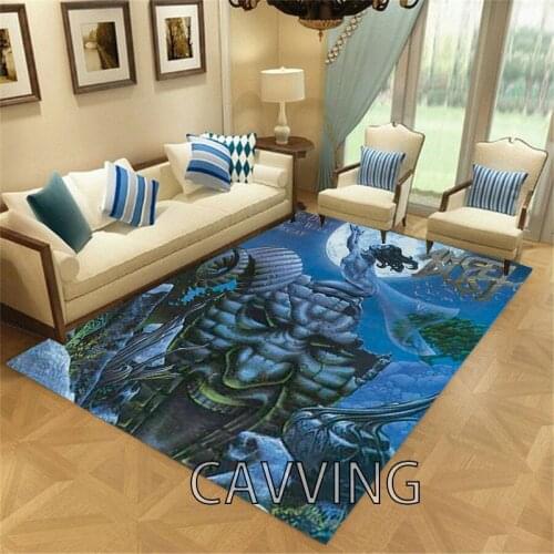Angel Dust Band 3D Printed Carpets Soft Flannel Rugs Mat Rugs Anti-slip Large Rug Carpet Home Decoration