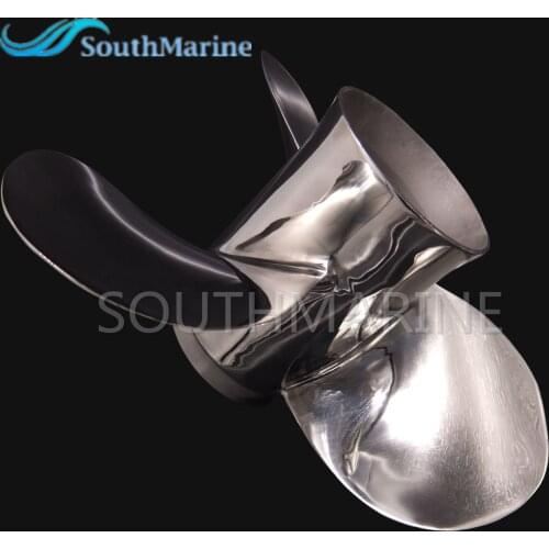 Boat Engine Stainless Steel Propeller 11 3/8x12-G For Yamaha 40HP 50HP Outboard Motor 11 3/8 x 12 -G 13 splines