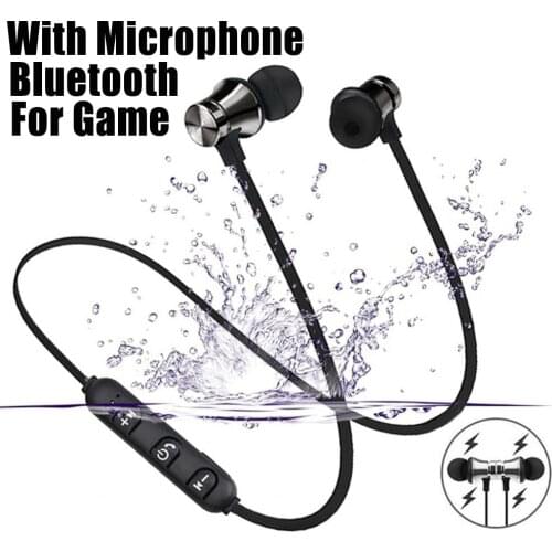 Magnetic Wireless bluetooth Earphone XT11 music headset Phone Neckband sport Earbuds Earphone with Mic For iPhone Samsung Xiaomi
