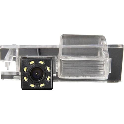 Misayaee Super Night Vision 8 LED Car Rear View Camera Reverse Backup CCD for Fiat Viaggio Dodge Dart （PF