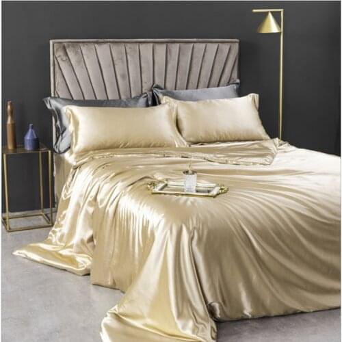 New Arrival 4Pieces Plaid Dyed Bedding Set Euro Duvet Cover Softness Bed Linen Quilt Cover
