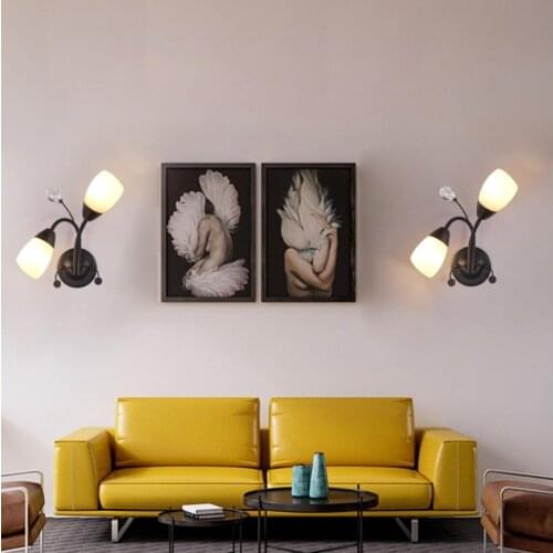 Modern minimalist wall lamp bedroom bedside staircase balcony lamp creative hotel room restaurant lighting