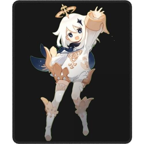 Paimon Genshin Impact Anime Game Cool Mouse Pad Waterproof MousePad Natural Rubber PC Table Decoration Cover