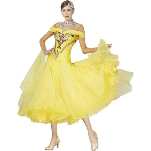B-17129 New Arrival Waltz Dress Rumba Standard Smooth Dance Dresses Standard Ballroom Dance Competition Dress For Sale