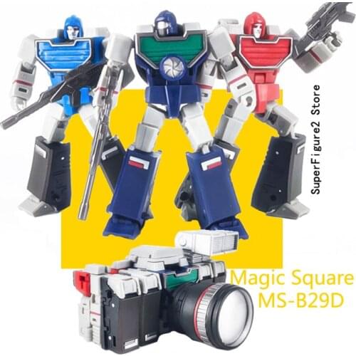 Transformation Magic Square MS-B29D Reflector Pocket Warrior Camera Team Action Figure Mini Robot Toys