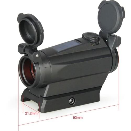 PPT tactical airsoft accessorie 1x20MM Compact Red Dot scope Sight 2MOA Solar Energy Sight for airguns Hunting GZ2-0126