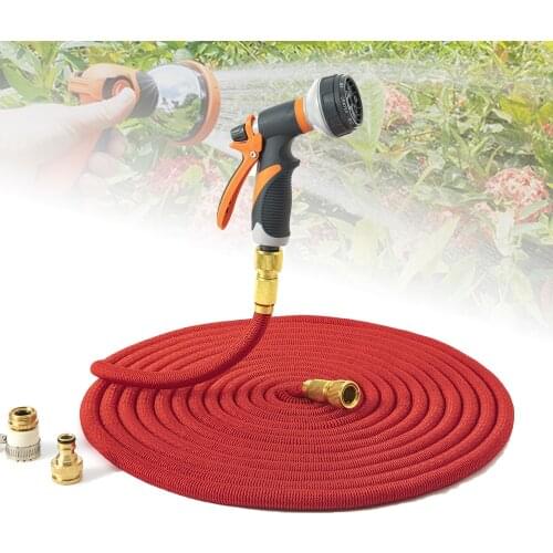 2020 Big Promotion Expandable Garden Hose Stretch For Car Wash Extensible Stretchy Hose Pipe Shrinks Flexible Water Hose