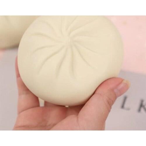 Silica Gel Decompression Fake Buns Squeeze Happiness Simulation Xiaolongbao Slow Rebound Decompression Toys Party Gifts