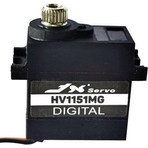 Waterproof JX PDI-HV1151MG Mini Servo 8.4V 4.5KG Metal Gear Digital Servo for Rc Car Traxxas TRX-4 Racing BRX01 Crawler