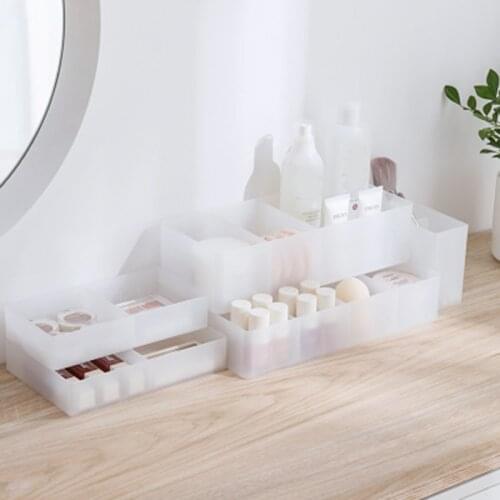 Clapboard Desk Drawer Storage Box Kitchen Bathroom Simple Separation Storage Box Sock Cosmetic SNO88