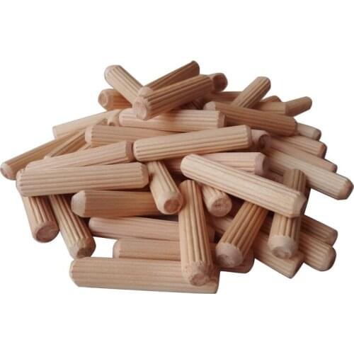 100pcs/bag Round raft wood stick wood wood carpentry accessories