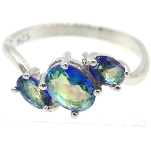 16x14mm SheCrown 3.9g Lovely Cute Golden Citrine White CZ Daily Wear 925 Sterling Silver Rings Drop Shipping