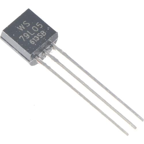 200PCS/LOT 79L05 WS79L05 5V TO-92 Regulator circuit transistor copper feet