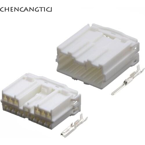 5/10/20/50 Sets 14 Pin Automotive Audio Connector Galant Power Window Switch Socket Car Male Female Plug 7122-8346 7123-8346