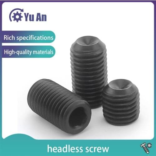 Inch Hexagon Socket Set Headless Screw Mechanical Screw 5Pcs