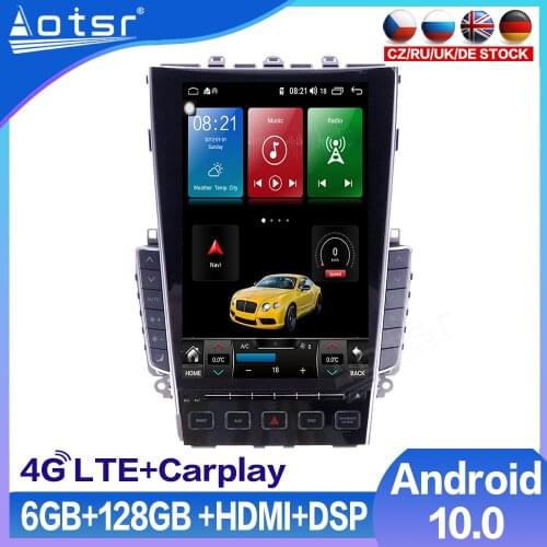 6GB+128GB Tesla Big Screen For Infiniti Q50 Q50L Q60S 2013 - 2019 Car GPS Navigation Audio Android Multimedia DVD Video Player