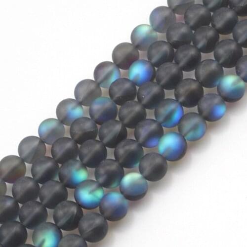 6mm 8mm 10mm strong rainbow beads Synthetic stone beads fashion beads for jewelry making strand 15" wholesale